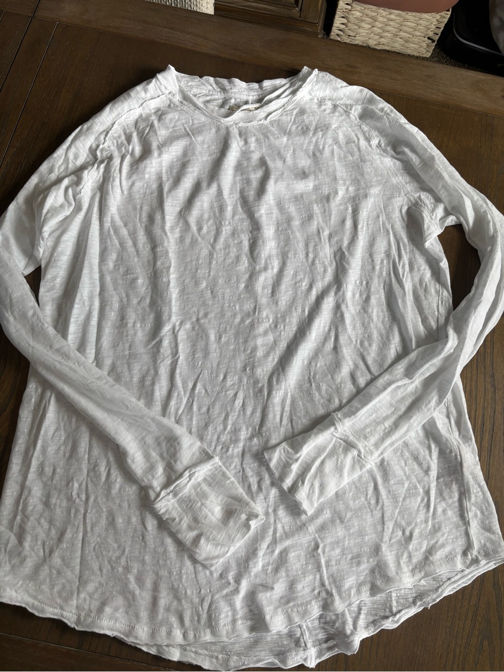 We The Free White Crew Neck Top